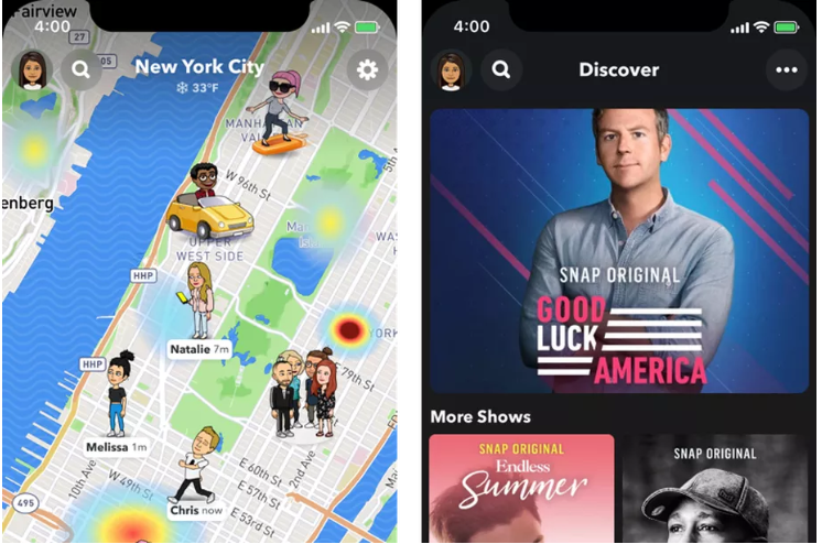 Nuovo stile per Snapchat 2020